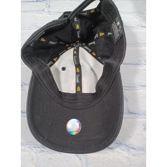 Pittsburgh Pirates MLB‎ New Era Black White Hat Adjustable - Picture 6 of 6